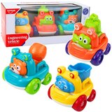  Set građevinskih vozila sa životinjama za malu djecu, šareni, 3 komada. | shoptok.hr