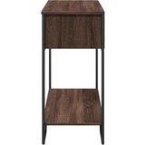  Konzolni stol boja hrasta 100 x 35 x 74 5 cm konstruirano drvo | shoptok.hr