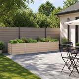  Povišeni vrtni krevet Slonovača 320 x 80 x 55 cm | shoptok.hr