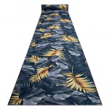 RugsX Tekač gumiran LOTUS FERNS 45270 Listi siva / zlato pralna protizdrsna 60 60x170 cm, (5000174577) | Shoptok.si