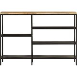  Konzolni stol 110x30x75 cm grubo masivno drvo manga i željezo | shoptok.hr