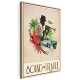  Slika - Sound Travel (1 Part) Vertical 60x90 U prirodnom drvenom okviru | shoptok.hr