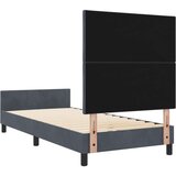 vidaXL Okvir kreveta tamnosiva 90x190 cm baršun | shoptok.hr