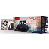 Gembird Prenosni zvočnik SPK-BT-17, Bluetooth, antena, črn | Shoptok.si