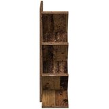  Polica za knjige drvo 4-razine 30 x 18 x 60 cm Staro drvo | shoptok.hr