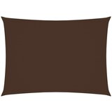 vidaXL Senčno jadro oksford blago pravokotno 5x6 m rjavo, (20965497) | Shoptok.si