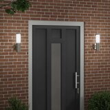  Vanjska zidna lampa 2 pcs Srebrno 15 x 7,5 x 33 cm | shoptok.hr