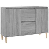 Maison Chic Komoda - Predalnik siva sonoma 103,5x35x70 cm konstruiran les, (21718093) Cene