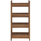  Polica za kupaonicu Prirodna 45 x 30 x 97 cm Čvrsto teak drvo | shoptok.hr