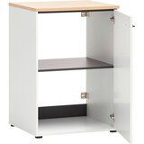 MID.YOU VEČNAMENSKA OMARA, bela, barve hrasta | Shoptok.si