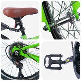  Dječji Bicikl 20 Inča 6-Speed za djecu od 6 do 11 godina Zelena | shoptok.hr