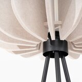 Sollux Bež stoječa svetilka s tekstilnim senčilom (višina 134 cm) Elom – | Shoptok.si