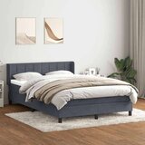  Krevet s oprugama i madracem tamnosivi 160x210 cm baršunasti | shoptok.hr