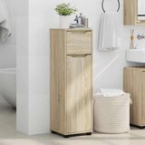 vidaXL kopalniška omarica s predalom sonoma hrast 30,5 x 30 x 101 cm | Shoptok.si