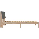  Okvir za krevet s uzglavljem Smeđa 100 x 200 cm tkanina | shoptok.hr