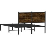  Metalni okvir kreveta bez madraca boja hrasta 120x200 cm | shoptok.hr