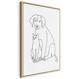  Slika - Best Friends (1 Part) Vertical 60x90 U prirodnom drvenom okviru | shoptok.hr