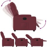  Naslanjač vinsko rdeče blago | Shoptok.si