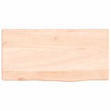  Zidna polica 40 x 20 x 6 cm od neobrađene masivne hrastovine | shoptok.hr