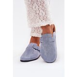 Boto Womens clogs and on cork platform with buckle blue Klarae | Shoptok.si