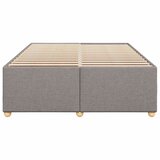  Okvir za krevet bez madraca smeđesivi 160x200 cm od tkanine | shoptok.hr