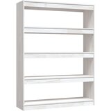 Maison Chic Knjižna omara - Knjižni regal za razdelitev prostora bela 100x30x135,5 cm, (21724909) Cene