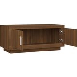  Klubska mizica rjavi hrast 102x50x45 cm konstruiran les, (20714250) | Shoptok.si