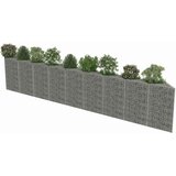  Gabionski zid od pocinčanog čelika 630 x 30 x 100 cm | shoptok.hr