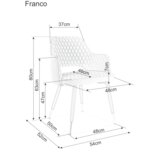 Molarem Home Stolica Franco-svijetlo siva | shoptok.hr