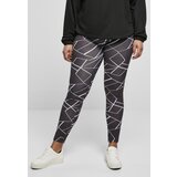 Urban Classics Women's AOP Geometric Black Leggings | shoptok.hr