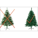 Premium Umetno božično košato drevo 180cm - bela