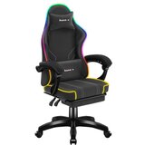 Huzaro Gaming stol RGB, črn Cene