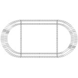  Gabionska povišena gredica od pocinčanog željeza 200x100x50 cm | Eponuda.com