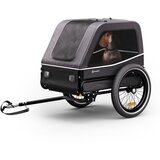 Klarfit Goldie S Biciklistička prikolica 130 L za male/srednje pse Pokrivač za prozore od poliesterske mreže | shoptok.hr