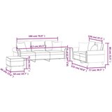  3-dijelni set sofa s jastucima crvena boja vina baršunasti | shoptok.hr