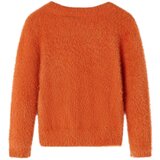  Dječji džemper pleteni tamnonarančasti 140 | shoptok.hr