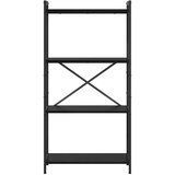  Polica Crni hrast 60 x 30 x 120 cm Konstruirano drvo | shoptok.hr