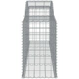  Obokane gabion košare 7 kosov 300x50x80/100 cm cinkano železo Cene