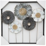 Atmosphera zidna dekoracija Fiore, metal, 50 x 50 cm | shoptok.hr