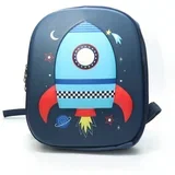 Cute&Cool dečiji ranac 3D raketa tamno plavi