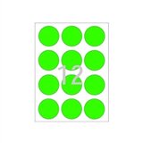 Apli Naljepnice u boji promjer 60 mm, zelene | shoptok.hr