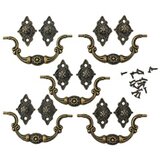 Metalna ručka bronzane boje 90x39 mm - 5 kom | set 07 | shoptok.hr