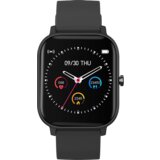 Canyon wildberry SW-74, Smart watch, 1.3inches TFT full touch screen, Zinic+plastic body, IP67 waterproof, multi-sport mode, compatibility with iOS and android, black body with black silicon belt, Host: 43*37*9mm, Strap: 230x20mm, 45g - CNS-SW74BB | Shoptok.si