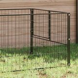  Kavez za pse crni 5 m² čelični | shoptok.hr