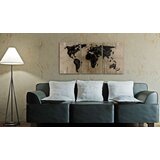  Slika - Inky map of the World 60x30 | shoptok.hr