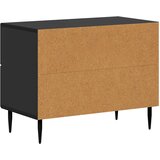  Noćni ormar Crna 62 x 34,5 x 47,5 cm Konstruirano drvo | Eponuda.ba