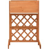 Furnova Vrtno cvetlično korito z mrežo oranžno 45x30x74 cm les jelke, (21919842) | Shoptok.si