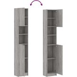  Kopalniška omarica siva sonoma 32x25,5x190 cm konstruiran les, (20673339) | Shoptok.si