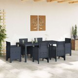  Vrtna miza Antracit 200x100x73 cm Poli Ratan, (22008367) | Shoptok.si