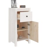  Komoda 2 kosa bela 40x35x80 cm trdna borovina, (20654678) | Shoptok.si